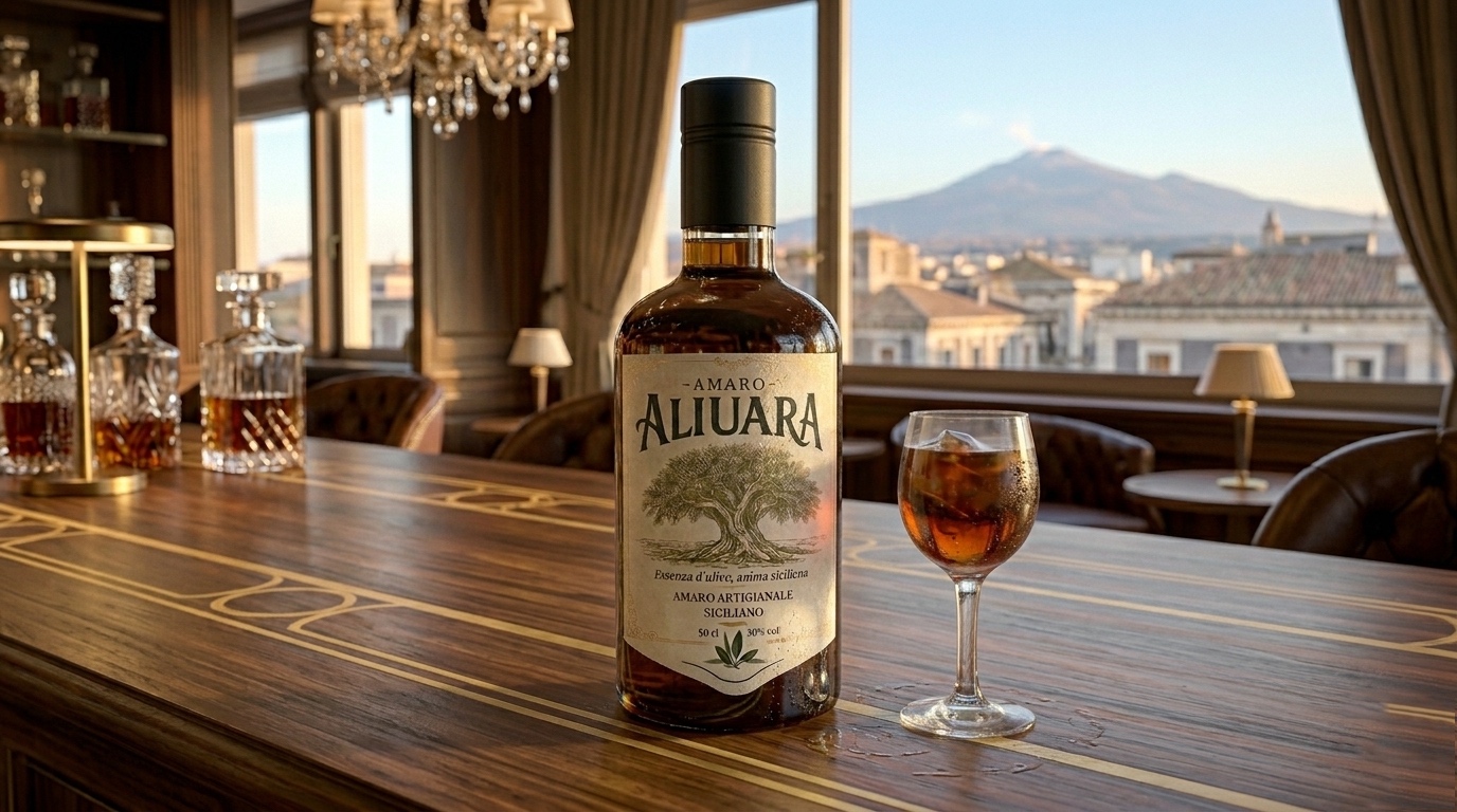 Degustazione Amaro Aliuara a tavola